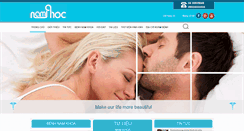 Desktop Screenshot of namhoc.vn